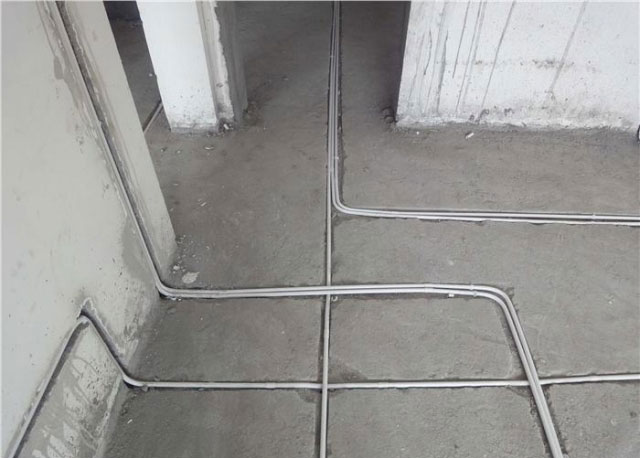 線管能夠平行盡量平行施工