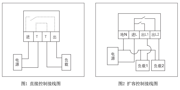 德力西KG316T時控開關接線圖