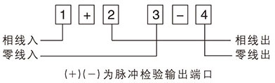 德力西的單相電表dds607型是怎么接線的 德力西的單相電表dds607型是怎么接線的