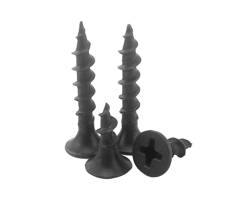 黑色自攻螺絲螺釘 磷化干壁釘 高強(qiáng)度干壁釘黑磷化處理 墻板釘 M4*3公分 M4*4公分 M4*5公分