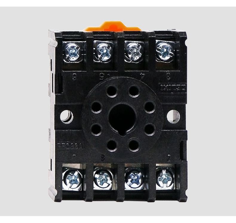 德力西圓形通用繼電器JQX繼電器底座