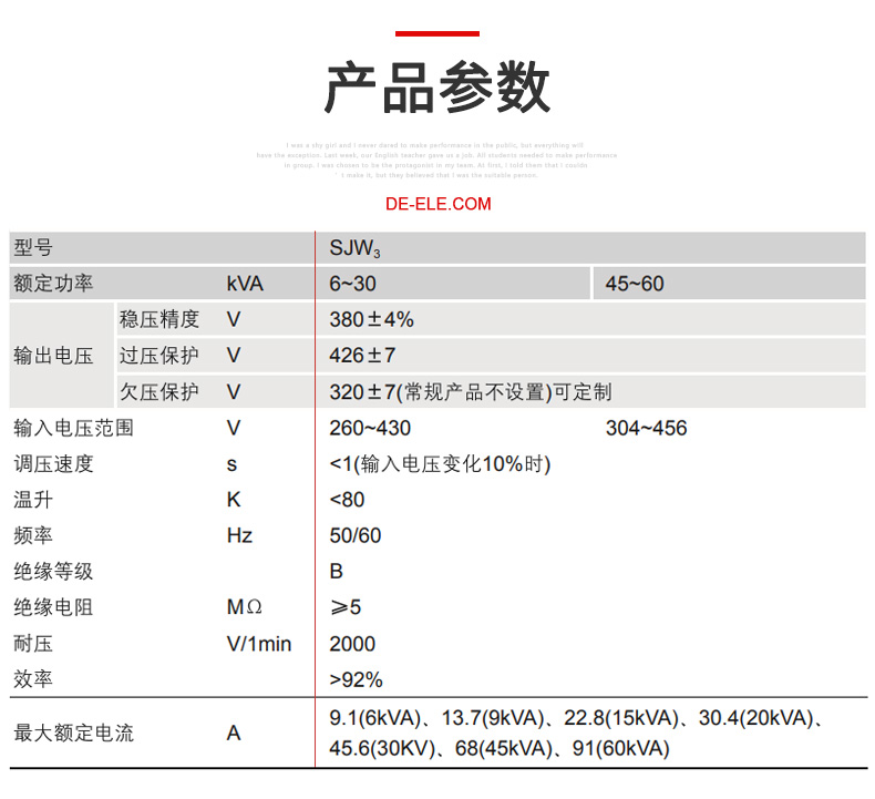 德力西SJW3三相液晶數(shù)顯交流穩(wěn)壓器 LCD液晶顯示三相穩(wěn)壓器380V 穩(wěn)壓范圍寬 保護(hù)功能齊全 定制產(chǎn)品