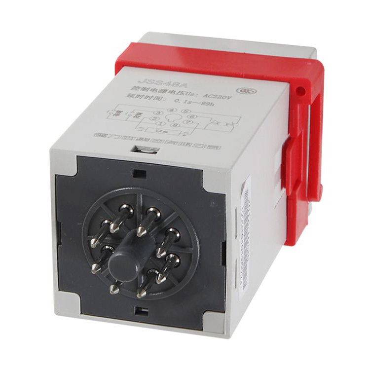 德力西時(shí)間繼電器 JSS48A-2Z 0.01S-99H99M 四位調(diào)節(jié) DH48A時(shí)間繼電器 時(shí)間繼電器8只腳帶底座