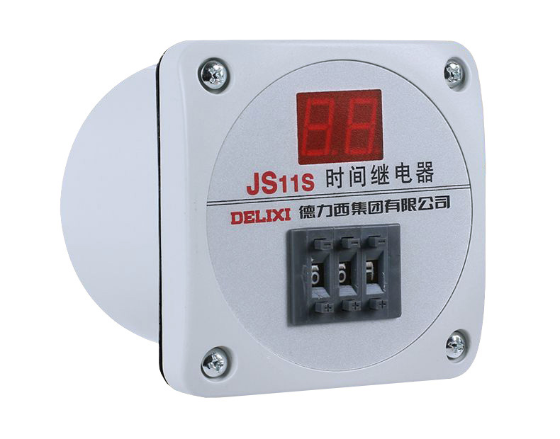 德力西數(shù)顯式時間繼電器 JS11S 0.01秒-999小時 電壓AC220V/AC380V