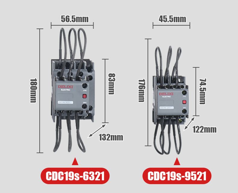 德力西切換電容接觸器 新款CDC19S電容接觸器 德力西并聯(lián)電容專用接觸器 可替代德力西CDC9切換電容接觸器