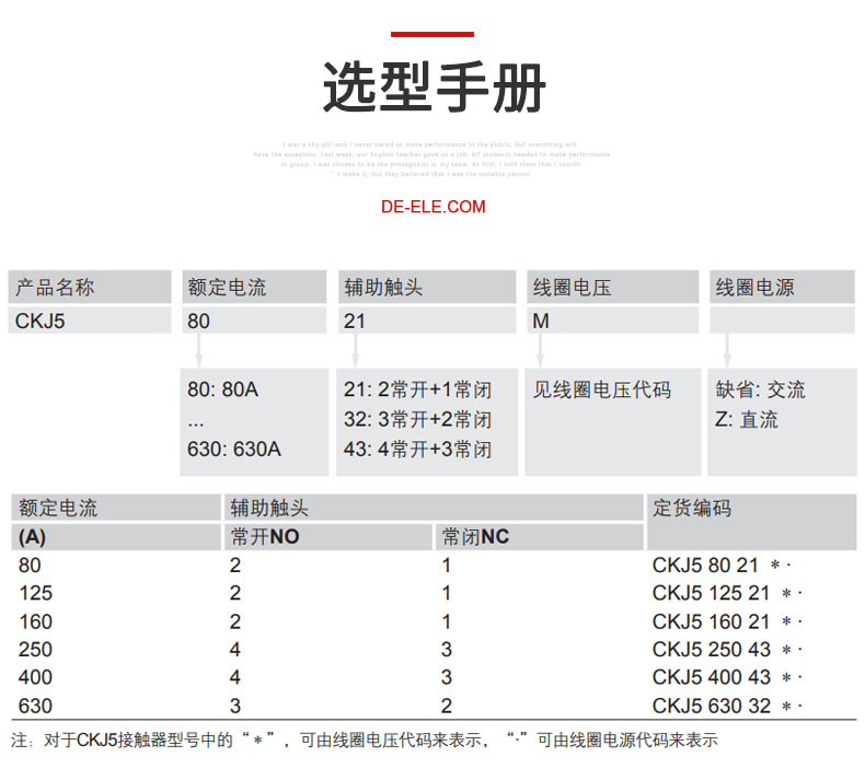 德力西CKJ5真空交流接觸器 CKJ5-80/125/160/250/400/600額定電流可選 真空接觸器1140V