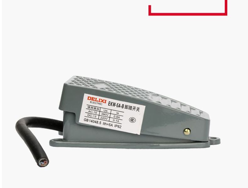 德力西EKW5A-B腳踏開關(guān) YBLT-EKW/5A-B正品德力西腳踏開關(guān) 腳踩開關(guān)踏板開關(guān)