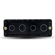 德力西118型暗盒黑色尺寸195