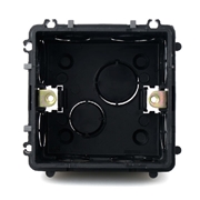 德力西86型暗盒黑色